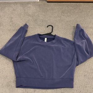 lululemon athletica Navy Softstreme Sweatshirt